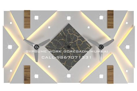 #commercialinteriors #commercialdesign #ceilingrestoration #ceilingapplications Falls Ceiling Designs For Hall, Pop Design With Fan, Hall Pop Design, Hall Pop, Room Ideas Interior Design, Plaster Ceiling Design, Pop Design For Hall, Pop Design For Roof, Space Home Decor