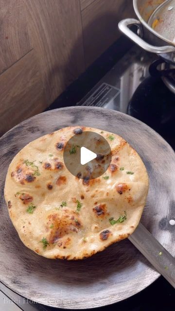 Bristi Kumari on Instagram: "Tandoori Aata roti   Tandoori roti is traditionally made with a mix of wheat flour and all purpose flour. I have made it with only wheat flour.  Ingredients- Wheat flour 1 Tsp Salt 1 Tsp Sugar 1/4 Cup Curd 1/4 Tsp Baking Powder 1 Pinch Baking Soda Water as needed 1 Tsp  #tandooriroti #roti #naan #tasty #yummy #delicious #easy #homemade #reels #instareel #instagood #instagood #instafood #instalike #instadaily #bristihomekitchen #vlogger #vlog" Wheat Naan Recipe, Tandoori Roti On Tawa, Indian Naan Recipe, Roti Recipe Indian, Homemade Chapati, Naan Roti, Chapati Recipes, Tandoori Roti, Chicken Biryani Recipe