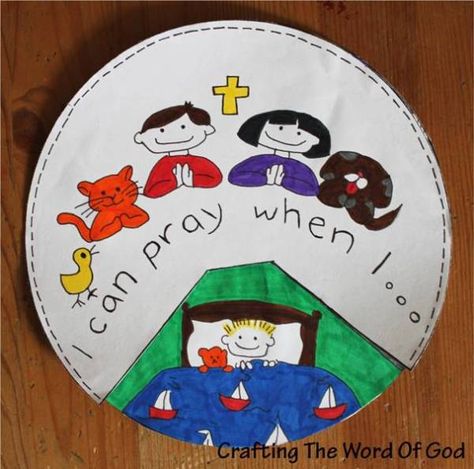 I Can Pray « Crafting The Word Of God Prayer Crafts, Toddler Sunday School, Bible Story Crafts, Sunday School Crafts For Kids, Preschool Bible, Bible School Crafts, Christian Crafts, Simple Crafts, Bible Crafts For Kids