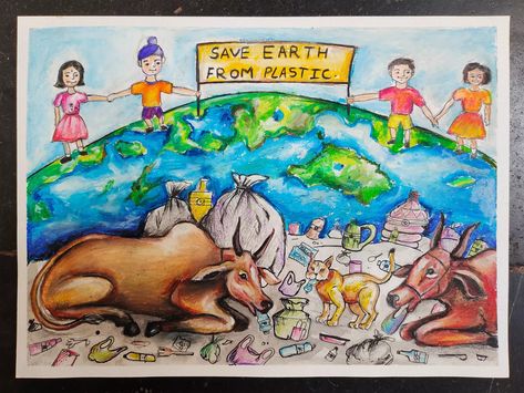 Exhibition : Earth Day 2024 - Global Humanitarian Techno and Art Exhibition 2024 - Earth Day Exhibition of Drawing & Painting Competition Orangised by AnuragyamGroup A - Class 1 to Class 5 - Winners Artworks 1st Prize - SERAM ARITHOI (Imphal-West)2nd … 3d Wall Murals, Painting Competition, Art Culture, Science Technology, Mural Wall Art, Mural Art, 3d Wall, Earth Day, Art Exhibition