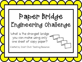 Paper Bridges: Engineering Challenge Project ~ Great STEM Bridge Challenge, Paper Helicopter, Paper Bridge, Stem Engineering, Steam Ideas, Stem Lab, Engineering Activities, Stem Lesson, Engineering Challenge