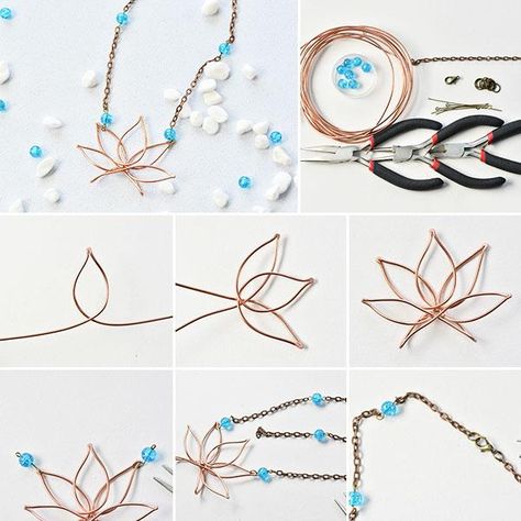 Aluminum Wire Jewelry, Copper Flowers, Diy Wire Earrings, Wire Wrapped Jewelry Tutorials, Bijoux Fil Aluminium, Wire Jewelry Designs, Vintage Style Earrings, Diy Wire Jewelry, Wire Work Jewelry