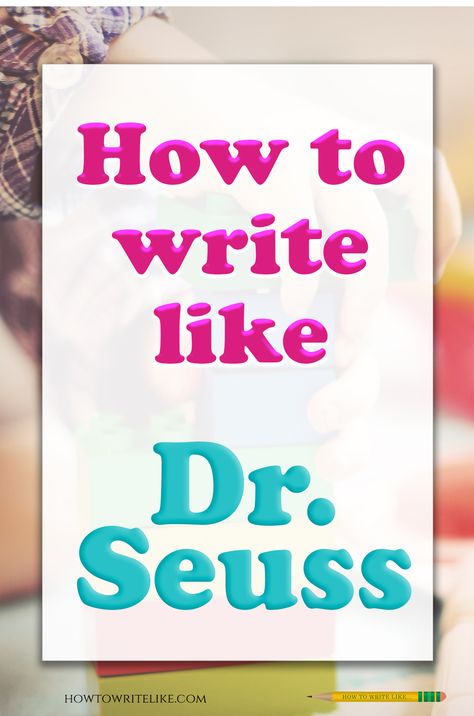 Feeling like you're trapped indoors just like the kids from "The Cat in the Hat?" Write your own Dr. Seuss story! These simple writing tricks will make it easy!   #homeschool #homeschooling #educational #howtowrite #writingbook #blog #howtowrite #writingtips Dr Seuss Writing, Free Dr Seuss Fonts, The More That You Read Dr Seuss, Why Fit In When You Were Born Dr. Seuss, Nonsense Poems, Dr. Suess Books, Dr. Seuss Book, Poetry Foundation, Red Fish Blue Fish