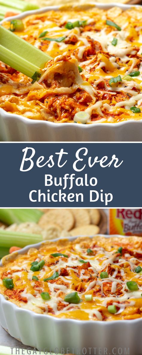 Franks Buffalo Chicken, Franks Buffalo Chicken Dip, Buffalo Chicken Dip Easy Recipes, The Best Buffalo Chicken Dip, Best Buffalo Chicken Dip, Buffalo Chicken Dip Oven, Buffalo Chicken Dip Crock Pot, Chicken Cream Cheese, Buffalo Dip