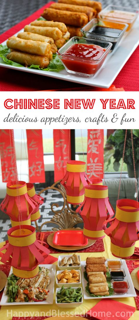 Chinese New Year with delicious recipe ideas, free printables for kids, red lantern craft, and red spring scroll craft from HappyandBlessedHome.com Chinese New Year Printables, Chinese Birthday, New Year Printables, Chinese Party, Free Printables For Kids, Chinese New Year Food, Chinese New Year Activities, Chinese New Year Party, Lantern Craft