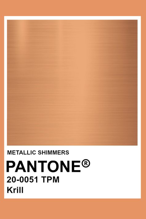 Krill #Metallic #Pantone #Color Pantone Metallic Gold, Metallic Pantone, Colourful Things, Pantone Colours, Colour Themes, Color Concept, Pantone Colour Palettes, Gold Color Palettes, Dress Colour