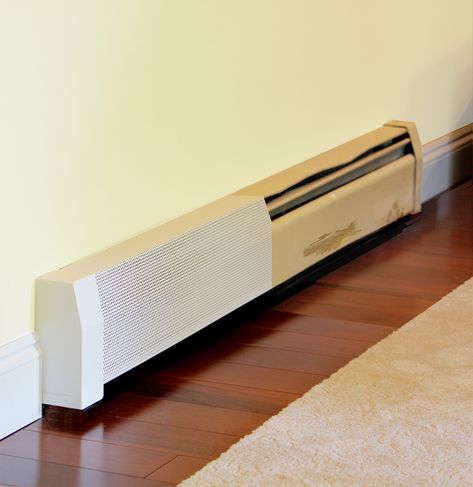 Baseboard Heater Covers Ideas, Designing Around Baseboard Heaters, Boiler Heat Register Cover, Radiant Heat Covers, Base Board Heating Covers, Heat Register Covers Diy, Painting Baseboard Heaters, Baseboard Radiator Cover Ideas, Cabinets Over Baseboard Heating