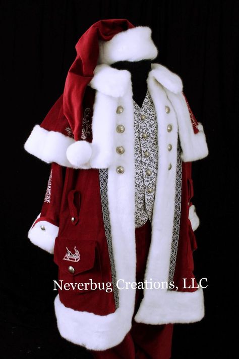 Santa Claus Suit, Santa Claus Outfit, Sheep Crafts, Santa Claus Costume, Santa Art, Santa Costume, Santa Outfit, Suit Pattern, Santa Suits