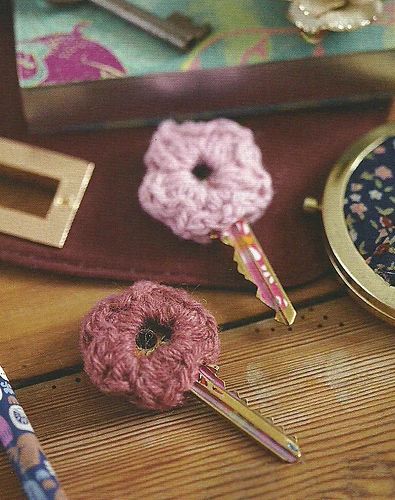 Ravelry: Key Toppers pattern by Jane Burns Simply Knitting Magazine, Simply Knitting, Knitting Magazine, Girls Collection, Girl Pattern, Ravelry, Bobby Pins, Crochet Patterns, Hair Accessories