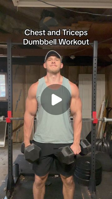 Bigjoegk on Instagram: "Chest and triceps workout  . . . . . #gym #workout #fitness #chest #gymreels #reels #dumbbells" Chest And Tricep Workout For Men, Chest And Tricep Workout Dumbell, Tricep Workout Dumbell, Tricep Dumbbell Workout, Triceps Workout Gym, Tricep Workout Gym, Chest And Triceps Workout, Dumbbell Chest Workout, Chest And Tricep Workout