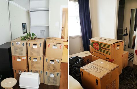 How to move in one week - and pack your house in 7 hours Moving In One Week, Fastest Way To Pack A House, Moving In Two Weeks, How To Pack To Move In A Week, Moving In 2 Weeks, How To Pack A House To Move Quickly, Moving Prep, Moving House Packing, Moving Hacks