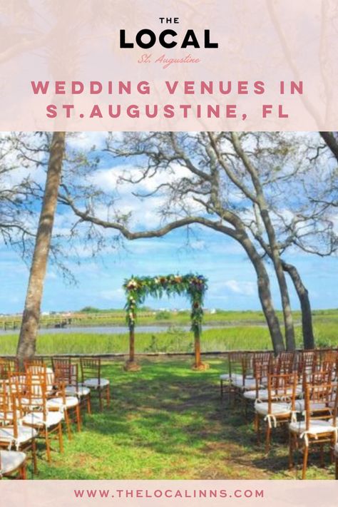 St Augustine Florida Wedding Venues, St Augustine Florida Wedding, St Augustine Wedding Venues, Sunrise Wedding, Outdoor Scenery, St Augustine Wedding, St Augustine Fl, Budget Friendly Wedding, Florida Wedding Venues