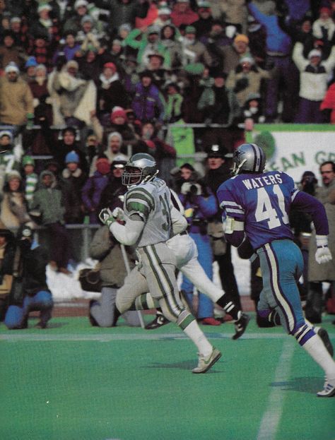 Wilbert Montgomery 1980 NFC Championship. 80s Sports, Nfl Highlights, Nfl Football Pictures, Philadelphia Eagles Football, Nfc East, Fly Eagles Fly, Defensive Back, Football Images, Eagles Football