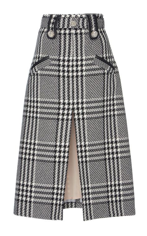 Skirt Outfits Ideas, Skirt Inspiration, Tweed Pencil Skirt, Sequence Work, Winter Skirt, Dresses Ideas, Zuhair Murad, Fall Skirts, Beautiful Skirts