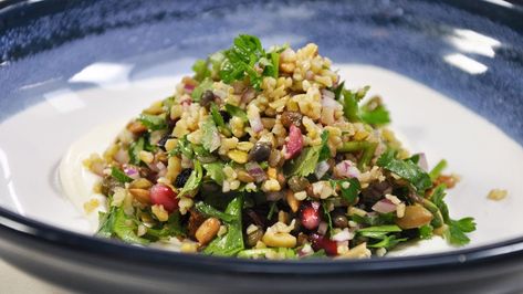 Grain Salad Recipes, Cypriot Food, Detox Salad, Grain Salad, Middle Eastern Recipes, Vegetable Salad, Eat Healthy, Low Calorie Recipes, Greek Recipes