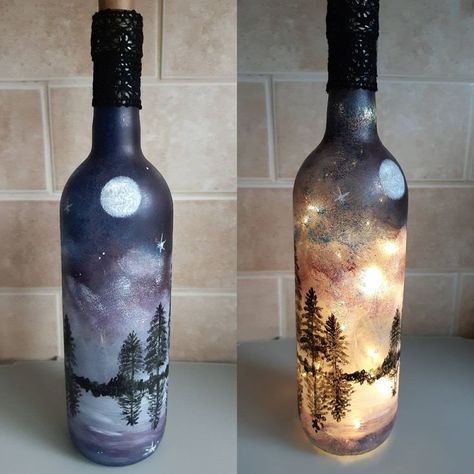 #wedding_glass_decoration #wedding #wedding_glasses #wedding_champagne_glasses #glass #diy wedding_glasses #wedding_glass_tutorial Sand Art Bottles, Fabric Decoupage, Decorated Bottles, Glass Things, Painted Glass Bottles, Wine Bottle Lamp, Hand Painted Wine Bottles, Empty Wine Bottles, Wine Painting