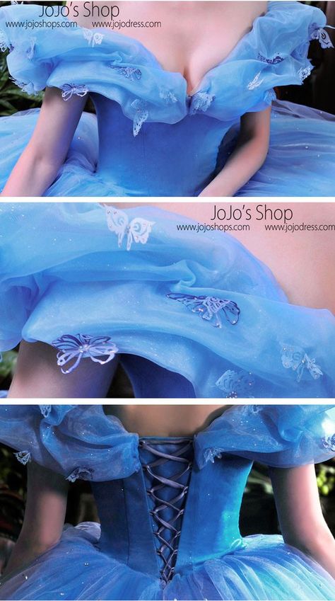 2015 Cinderella Ball Gown Evening Dress – JoJo Shop Wedding Dress Cinderella, Cinderella Ball Gown, Cinderella Ball, Off Shoulder Ball Gown, New Cinderella, Blue Ball Gown, Cinderella Costume, Princess Prom Dresses, Wedding Dresses Cinderella