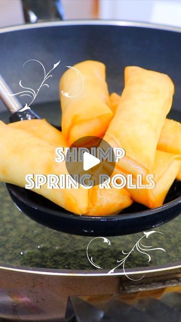 CiCi Li on Instagram: "Crispy Shrimp Spring Rolls

#spingrolls #shrimp #crispy #eggrolls #chineserecipe #chinesefood #春卷" Spring Rolls Recipe Shrimp, Shrimp Spring Rolls, Crispy Shrimp, Egg Rolls, Spring Rolls, Shrimp Recipes, Chinese Food, Asian Recipes, Good Food