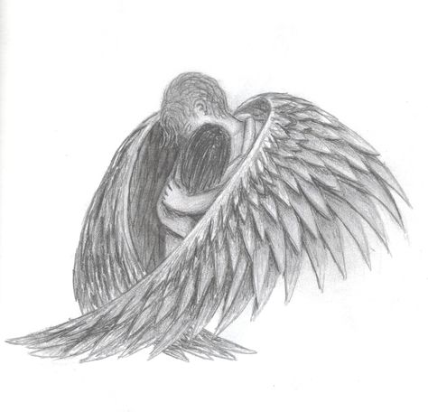 Guardian_Angel Angel Hugging Tattoo, Wings Wrapped Around Person Drawing, Draw Hug, Angels Drawing Beautiful, Guardian Angel Drawing, Drawings Of Angels, Angel Hugging, Person Sketch, Hugging Drawing