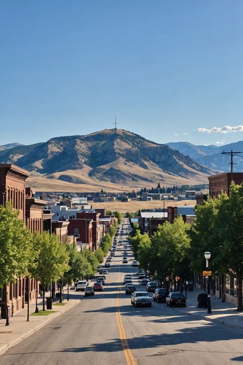 Uncover Butte, Montana&#8217;s Glittering Past! ✨ French Chateau Style, Butte Montana, Chateau Style, Glacier National Park, Historical Sites, West Virginia, Wyoming, Montana, North America