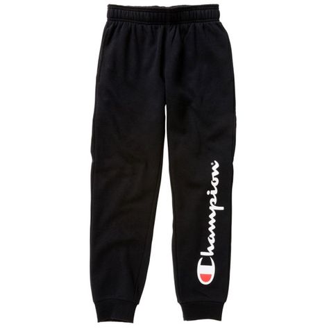 Fleece Pants Women, Cute Sweatpants Outfit, Champion Clothing, Cuff Pants, Cute Sweatpants, Branded Outfits, Champion Sweatpants, Black Fitness, Stylish Hoodies