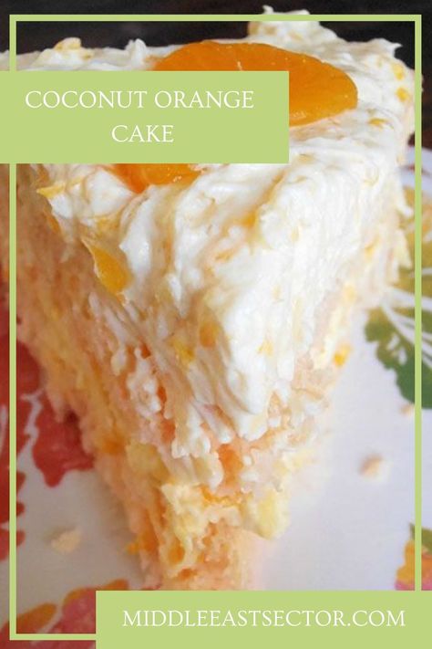 Need a perfect Easter or spring cake recipe? Orange Coconut Cake is perfect for warmer weather entertainingIs it just me, or do these holidays just seem to appear out of… Orange Buttermilk Cake, Orange Coconut Cake, Coconut Cake Recipes, Orange Flavoured Cake, Spring Cakes Recipes, Fat Cake, Creamsicle Cake, Buttermilk Cake, Italian Cream Cakes