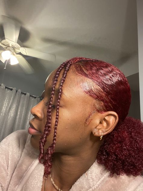 4c Burgundy Hair, Burgundy Hair Black Women Natural 4c, Dark Brown Natural Hair, Maroon Hair Dye, Burgundy Natural Hair, Maroon Hair Color, Afro Hair Dye, College Hairstyles, Maroon Hair