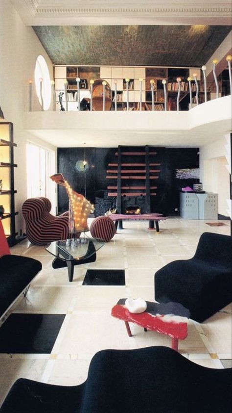 1980s Interior, 90s Interior, 80s House, 80s Interior, Memphis Milano, Marc Andre, 1980s Design, Vintage Interior Design, Vintage Interiors