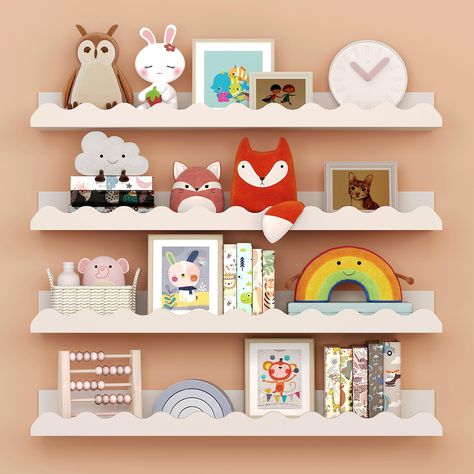 PRICES MAY VARY. Material : Wood Mounting type : Wall Mount Special feature : Trees Care instructions : Wipe with Dry Cloth nusery Nursery Book Shelves, Shelf For Wall, Picture Ledge Shelf, Nursery Book, Floating Bookshelf, Nursery Bookshelf, Ledge Shelf, Floating Bookshelves, Shelves White