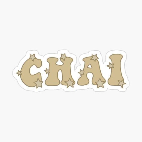 Get my art printed on awesome products. Support me at Redbubble #RBandME: https://www.redbubble.com/i/sticker/Chai-Sticker-by-bipolarbibble/137811221.JCQM3?asc=u Chai Stickers, Moodboard Images, Chai Latte, Decorate Notebook, Coloring Stickers, Aesthetic Stickers, Eye Catching Colors, Favorite Drinks, Laptop Stickers