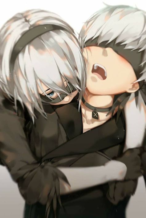 #NieR #Automata #2B #9S #Bite #kiss on the #neck #cute #flushed #blushed #couple 2b Pfp, Stocking Pfp, 9s Nier Automata, Pfp Images, 2b Nier Autómata, Anime Military, Nier Automata, Manga Cute, Cute Anime