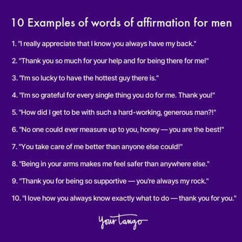 Words Of Affirmation For Men, Affirmation For Men, Relationship Advice Questions, Five Love Languages, Grandma Quotes, 5 Love Languages, Relationship Lessons, Relationship Therapy, Man Up Quotes