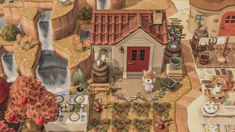 Strawberry Farm, Animal Crossing, House Exterior, Poppies, Yard, Exterior, House Styles, Animals, On Instagram