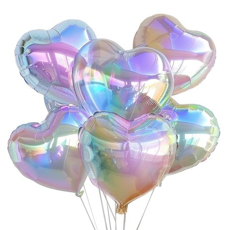 PRICES MAY VARY. 🎈 Complete Party Set: Includes 9 heart-shaped iridescent balloons, 18 inches each, perfect for adding a magical touch to any celebration. 🎈 Vibrant & Fun: Ideal for iridescent party decorations, birthday parties, and celebrations, these balloons guarantee a joyful atmosphere. 🎈 Reusable & Easy to Inflate: Inflate with an air pump, deflate after use, and reuse multiple times. For best results, inflate to 75%-85% (not suitable for helium). 🎈Crafted From High-Quality Premium Al Drag Party Decorations, Heart Birthday Decorations, Cute Bday Decor, Black Pink Silver Party Decorations, Bubble Bath Party Theme, Spa Birthday Decor, Iridescent Party Ideas, Pastel Bday Decor, Unicorn Toddler Birthday Party