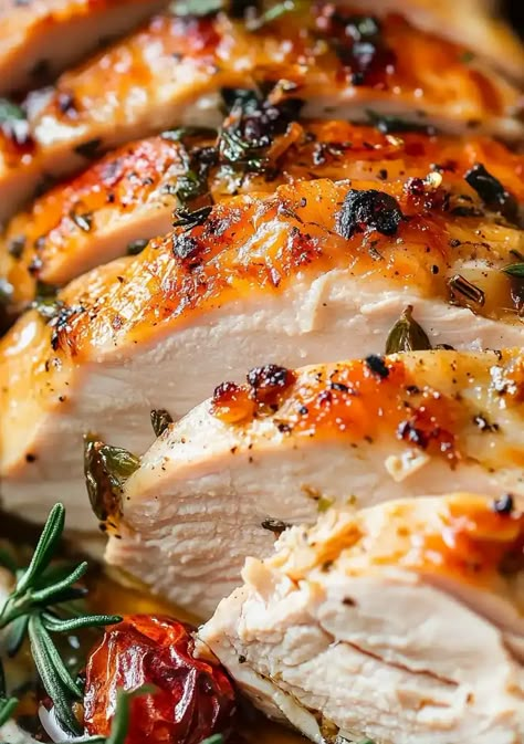 Juicy Roasted Turkey Breast with Garlic Herb Butter Butterball Turkey Breast Roast, Snowman Pizza, Garlic And Herb Butter, Rosemary Turkey, Christmas Turkey Recipes, Cooking Turkey Breast, Butterball Turkey, Herb Roasted Turkey, Dough Cookie