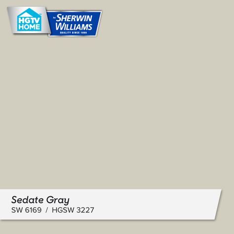 I really like this paint color - Sedate Gray . What do you think? https://www.hgtvhomebysherwinwilliams.com/color-collection/Neutral-Nuance Sedate Gray, Gray Paint Colors Sherwin Williams, Warm Neutral Color Palette, Rustic Bathroom Remodel, Sherwin Williams Gray, Chill Mood, Neutral Paint Colors, Bathroom Redesign, Sherwin Williams Paint Colors