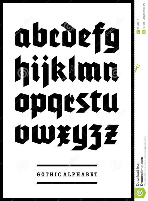 Fancy Lettering Fonts, German Font, Gothic Alphabet, Gothic Lettering, Gothic Font, Writing Fonts, Gothic Fonts, Tattoo Font, Calligraphy Alphabet