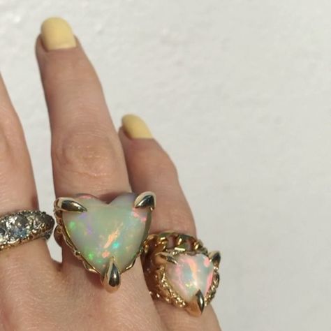 Tessa Metcalfe, Instagram Los Angeles, Dog Rose, Style Reference, Aesthetic Style, Funky Jewelry, Jewellery Design, Opal Rings, Wedding Bells