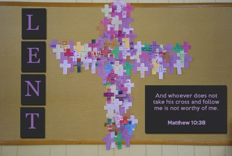 April Bulletin Board Ideas For Church, Lent Bulletin Board Ideas Church, Lenten Bulletin Board Ideas, Lent Bulletin Board Ideas Catholic, Lent Bulletin Boards, Lent Display, Lent Bulletin Board Ideas, Catholic Schools Week Bulletin Board, Bulletin Boards For School