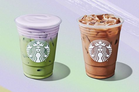 Lavender Drinks, Lavender Matcha, Starbucks Drinks To Try, Lavender Drink, Starbucks Fall Drinks, Matcha Coffee, Spring Drink, Starbucks Order, Lavender Ice Cream