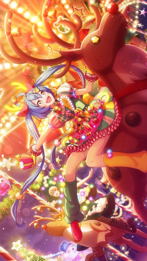 Project Sekai Wonderlands × Showtime Colorful Stage Wonderland X Showtime, Christmas Miku Wallpaper, Wonderlands X Showtime Miku, Wonderlands X Showtime Wallpaper, Project Sekai Christmas, Wonderland X Showtime Wallpaper, Christmas Miku, Wonderland Showtime, Wonderlands Showtime