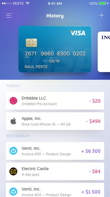 Biggie App Design Trends, Mobile App Inspiration, Card Ui, Finance App, Banking App, Ux Design Inspiration, Ios Design, Mobile Ui Design, App Interface