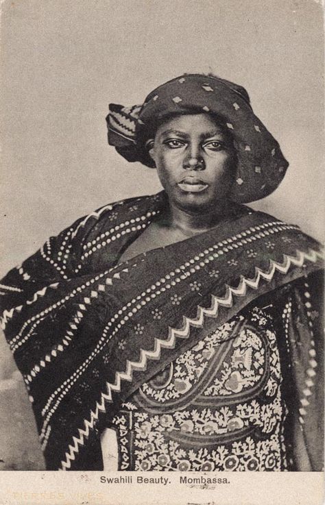 Quirky Illustration, Black Photography, African People, African Textiles, Mombasa, Indigenous Culture, African Diaspora, African History, Historical Pictures