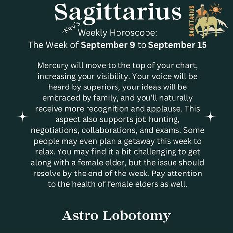 Follow so you don’t miss anything 🧠🧠 New uploads every day, if you don’t see your sign, come back tomorrow! September 9 to September 15, 2024 horoscope for Sagittarius ♐️ #horoscope #zodiac #sagittarius Sagittarius Horoscope, Horoscope Sagittarius, Weekly Horoscope, Zodiac Sagittarius, Job Hunting, Come Back, Pay Attention, Every Day, How To Plan