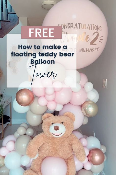 Today we want to share with you a video of the step-by-step process of how we make our Best Seller, a Floating Teddy. We are well known for our lush and modern garland installations and for helping so many of you start and/or scale your balloon business, but this teddy bear has been very popular over the past 2+ years. Floating Teddy Bear Balloon, Teddy Bear Balloon, Balloon Business, Balloon Tower, Bear Balloon, Balloon Design, Ideal Client, Best Seller, Make It Simple