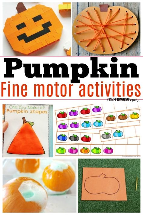 Looking for some great fine motor activities for your little ones? Check out these great pumpkin fine motor activities to help your little one develop their fine motor skills using some fun pumpkin fine motor activities. These are perfect Fall Toddler Activities. #toddlerfun #toddleractivities #toddlers Pumpkin Fine Motor Activities Preschool, Fall Occupational Therapy Activities, Pumpkin Fine Motor Activities, Pumpkin Day Activities, Prek Pumpkins, Fall Fine Motor Activities, Fall Toddler Activities, Infant Education, Art Shelf