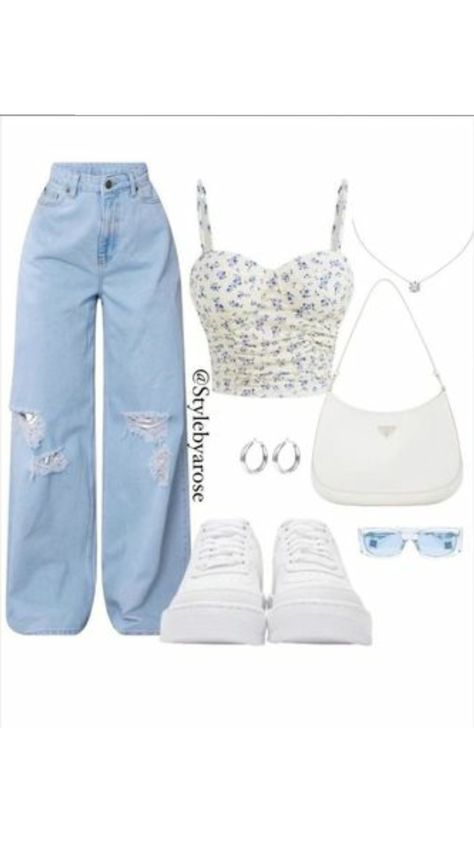 Teen Outfits For School Trendy, Aesthetic Teen Outfits, Slay Outfits, Wardrobe Makeover, Types Of Jeans, Stylish Summer Outfits, Casual Preppy Outfits, Trendy Outfits For Teens, Casual Day Outfits