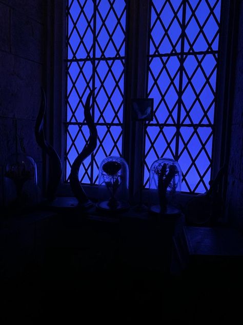 Dark Blue Halloween Aesthetic, Aesthetic Hogwarts, Hogwarts Ravenclaw, Indigo Eyes, Gothic Drawings, Princess Twilight Sparkle, Photo Room, Scary Wallpaper, Gothic Wallpaper