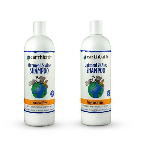 Earthbath Oatmeal & Aloe Pet Shampoo - Fragrance-Free, Relieves Itching & Dry Skin, Aloe Vera, Vitamin E, Glycerin to Moistur Oatmeal Shampoo For Dogs, Natural Dog Shampoo, Puppy Shampoo, Oatmeal Dog Shampoo, Cat Shampoo, Dog Wash, Pet Shampoo, Best Shampoos, Skin Allergies