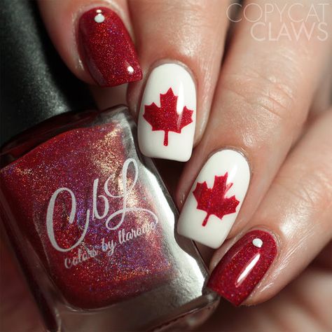 Canada Day Nails, Nails 2017, Summer Gel Nails, Nail Art Techniques, Geometric Nail, July Nails, Canada Day, Chic Nails, Nail Stamping